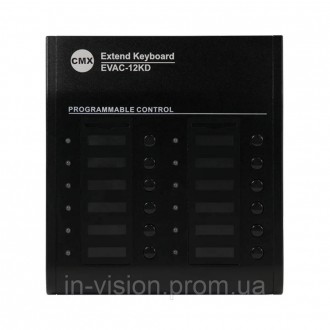 12-зонна клавіатура для виносного мікрофона EVAC-500RM, для розширення системи д. . фото 2