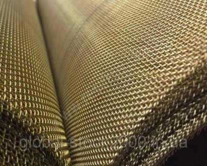 Сетка латунная — это сетка тканого типа, изготовленная из сплавов цветных металл. . фото 2