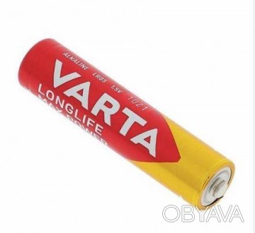 Батарейка щелочная Varta Longlife AA Цена за 8шт.
Щелочные батарейки – это компа. . фото 1