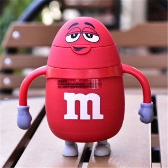Термос детский с трубочкой M&Ms (Красный). Киев. фото 1 Термос детский с трубочкой M&Ms (Красный). Киев. фото 1