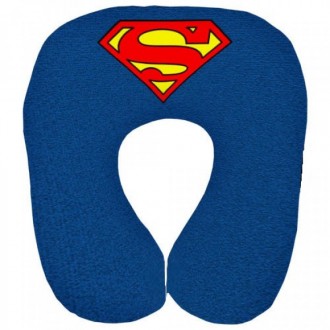 Дорожна подушка-рогалик с принтом Супергерой отлично подойдет для поездок и пере. . фото 2