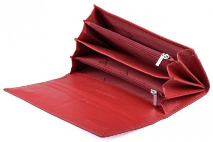 Артикул: ST 014 Red
Жіночий шкіряний гаманець ST на магнітах. Великий полегшений. . фото 3