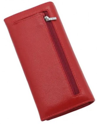 Артикул: ST 014-A Red
Жіночий шкіряний гаманець ST на магнітах. Великий полегшен. . фото 4