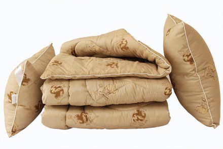 Одеяло гипоаллергенноеРазмер одеяла: 175х215 см.Размер подушки: 70х70 см.Ткань: . . фото 2