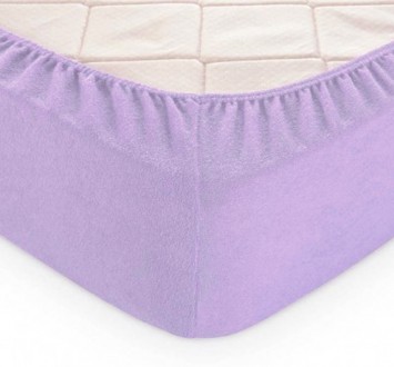 ТМ TAG Простынь махровая на резинке (180х200х30) Lilac Breeze. Киев. фото 1 ТМ TAG Простынь махровая на резинке (180х200х30) Lilac Breeze. Киев. фото 1