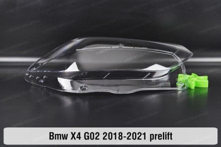Скло на фару BMW X4 G02 (2018-2021) II покоління дорестайлінг праве.
У наявності. . фото 5