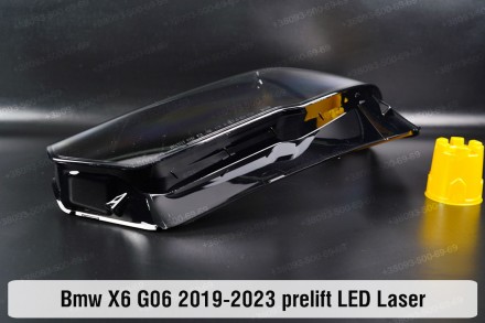 Скло на фару BMW X6 G06 LED Laser (2019-2022) III покоління дорестайлінг ліве.
У. . фото 6