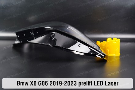 Скло на фару BMW X6 G06 LED Laser (2019-2022) III покоління дорестайлінг ліве.
У. . фото 7