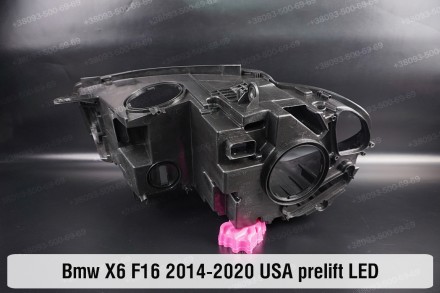 Новий корпус фари BMW X6 F16 LED (2014-2020) II покоління дорестайлінг правий.
У. . фото 6