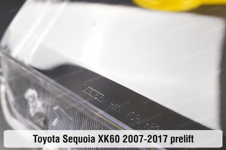 Скло на фару Toyota Sequoia XK60 (2007-2017) II покоління дорестайлінг ліве.У на. . фото 4