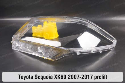 Скло на фару Toyota Sequoia XK60 (2007-2017) II покоління дорестайлінг ліве.У на. . фото 7