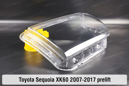 Скло на фару Toyota Sequoia XK60 (2007-2017) II покоління дорестайлінг ліве.У на. . фото 6