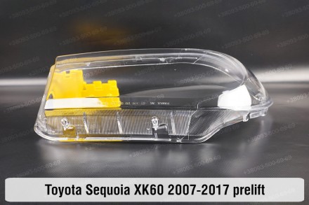 Скло на фару Toyota Sequoia XK60 (2007-2017) II покоління дорестайлінг ліве.У на. . фото 5