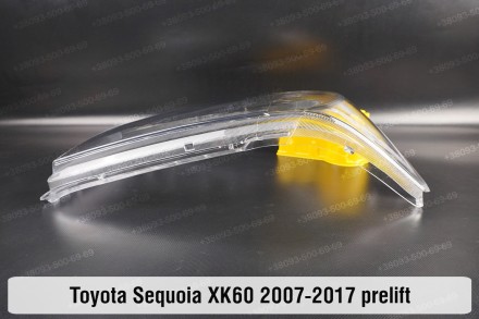 Скло на фару Toyota Sequoia XK60 (2007-2017) II покоління дорестайлінг праве.У н. . фото 8