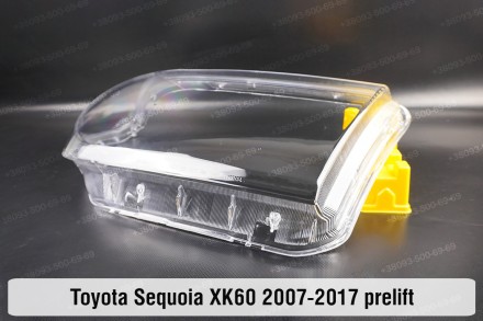 Скло на фару Toyota Sequoia XK60 (2007-2017) II покоління дорестайлінг праве.У н. . фото 6