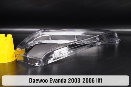 Скло на фару Daewoo Evanda (2003-2006) рестайлінг ліве.
У наявності скло фар для. . фото 7