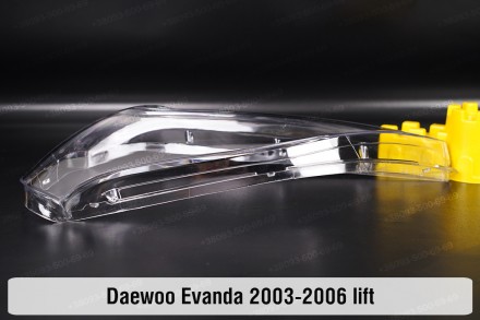 Скло на фару Daewoo Evanda (2003-2006) рестайлінг ліве.
У наявності скло фар для. . фото 4