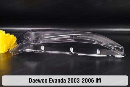 Скло на фару Daewoo Evanda (2003-2006) рестайлінг праве.
У наявності скло фар дл. . фото 5