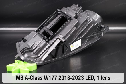 Новый корпус фары Mercedes-Benz A-Class W177 LED 1 линза (2018-2024) IV поколени. . фото 9
