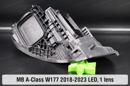 Новый корпус фары Mercedes-Benz A-Class W177 LED 1 линза (2018-2024) IV поколени. . фото 8
