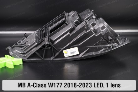 Новый корпус фары Mercedes-Benz A-Class W177 LED 1 линза (2018-2024) IV поколени. . фото 5