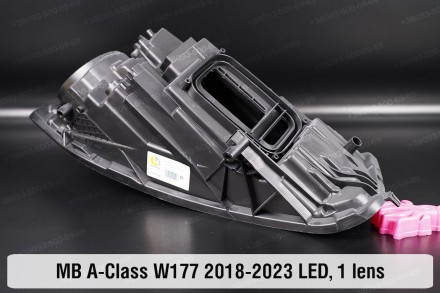Новый корпус фары Mercedes-Benz A-Class W177 LED 1 линза (2018-2024) IV поколени. . фото 6