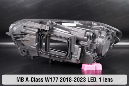 Новый корпус фары Mercedes-Benz A-Class W177 LED 1 линза (2018-2024) IV поколени. . фото 3