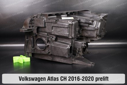 Новий корпус фари VW Volkswagen Atlas LED Hella only (2016-2020) дорестайлінг пр. . фото 3