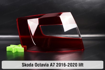 Купить Стекло заднего фонаря внешнее на крыле Skoda Octavia A7 (2016-2020) III п. . фото 2