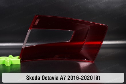 Купить Стекло заднего фонаря внешнее на крыле Skoda Octavia A7 (2016-2020) III п. . фото 3
