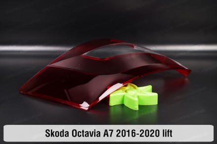 Купить Стекло заднего фонаря внешнее на крыле Skoda Octavia A7 (2016-2020) III п. . фото 5