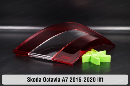 Купить Стекло заднего фонаря внешнее на крыле Skoda Octavia A7 (2016-2020) III п. . фото 7
