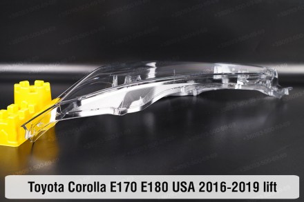 Стекло фары Toyota Corolla E170 E180 USA (2016-2019) XI поколение рестайлинг лев. . фото 7