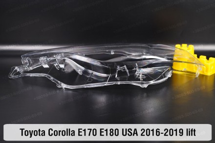 Стекло фары Toyota Corolla E170 E180 USA (2016-2019) XI поколение рестайлинг лев. . фото 5