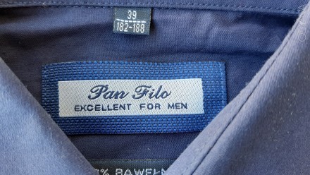 Рубашка синяя классическая Pan Filo (разные размеры)

Короткий рукав
Производ. . фото 4