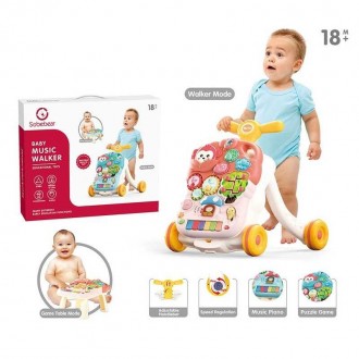 Каталка YL 623 (12) 2 кольори, пісні англійською, звуки, мелодії, піаніно, пальчикові ігри, сортер, в коробці. Одеса. фото 1 Каталка YL 623 (12) 2 кольори, пісні англійською, звуки, мелодії, піаніно, пальчикові ігри, сортер, в коробці. Одеса. фото 1