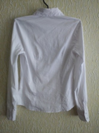 Белая рубашка девочке 10-12 лет на маленький рост, рубашка в школу, F&L.
Ткань . . фото 5