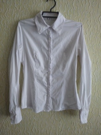 Белая рубашка девочке 10-12 лет на маленький рост, рубашка в школу, F&L.
Ткань . . фото 4