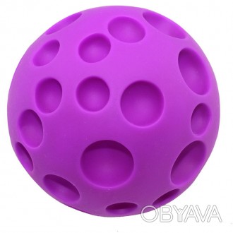 Іграшка вінілова м'яч із виїмками 11 см EV039 ZooMax. . фото 1