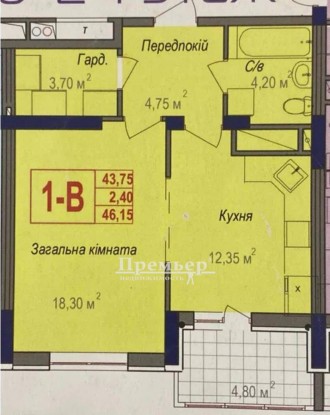 Однокімнатна квартира в новому, сучасному житловому комплексі Аврора, який розта. Малиновский. фото 8