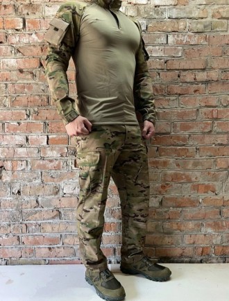 Чоловічий армійський костюм мультикам для ЗСУ Tactical тактична форма убакс і шт. . фото 9