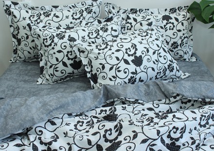 1,5-спальный комплект постельного белья Пододеяльник на молнии 150x220 см Просты. . фото 4