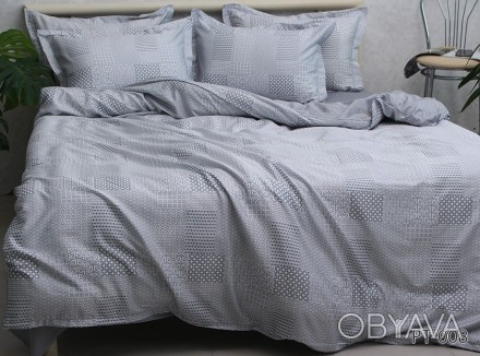 1,5-спальний комплект постільної білизни Підковдра на блискавці 150x220 см Прост. . фото 1