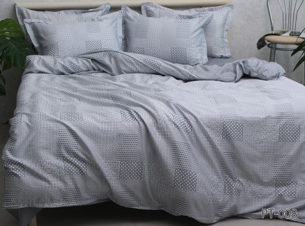 2-спальний комплект постільної білизни Підковдра на блискавці 180x220 см Простир. . фото 2
