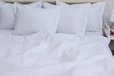1,5-спальный комплект постельного белья Пододеяльник на молнии 150x220 см Просты. . фото 4