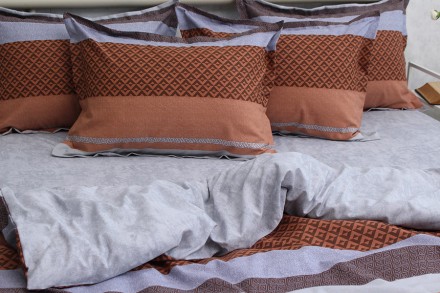 1,5-спальный комплект постельного белья Пододеяльник на молнии 150x220 см Просты. . фото 3