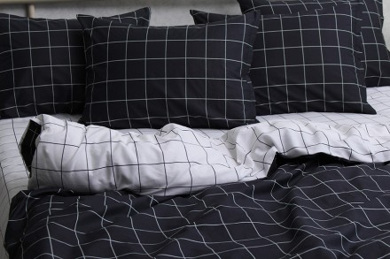 1,5-спальний комплект постільної білизни Підковдра на блискавці 150x215 см Прост. . фото 5