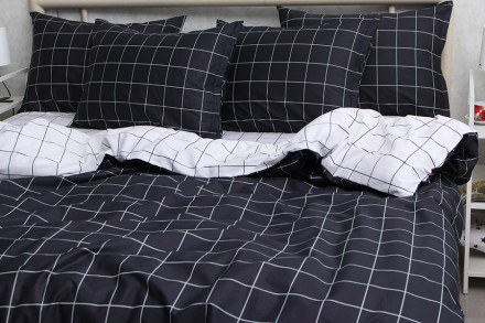 1,5-спальний комплект постільної білизни Підковдра на блискавці 150x215 см Прост. . фото 4
