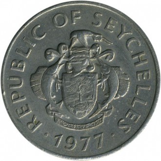 Сейшели - Сейшельські острови 1 рупія, 1977 №1553. . фото 3