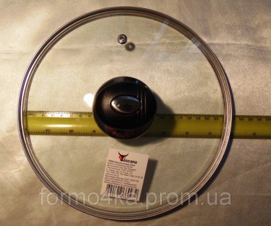 Крышка стеклянная для сковородок диаметром 24 см
Комплектуется бакелитовой ручко. . фото 3